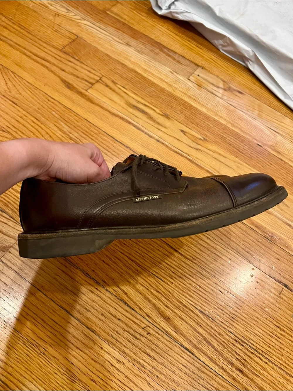 Mephisto Men's Melchior Derby dark brown, Oxford. Size 11